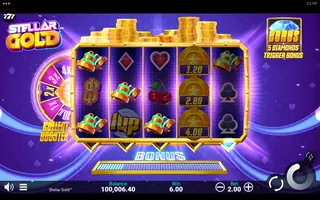 Stellar Gold – Winning spin