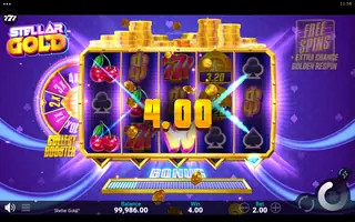 Stellar Gold – Winning spin