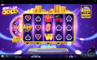 Stellar Gold – Feature in play