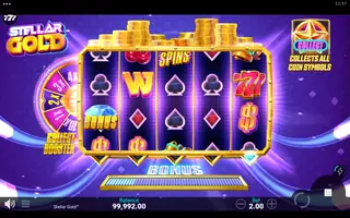 Stellar Gold – Feature in play