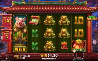 Greedy Fortune Pig – Free spins