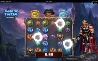 Rage of Thor – Feature in play