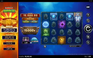 Thunderstruck Wild Lightning Mega Moolah – Base game