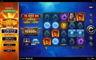 Thunderstruck Wild Lightning Mega Moolah – Base game