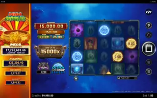 Thunderstruck Wild Lightning Mega Moolah – Feature in play
