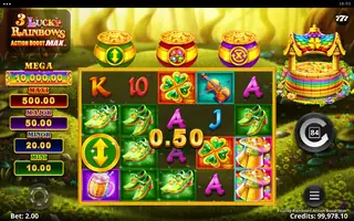 3 Lucky Rainbows Action Boost Max – Winning spin