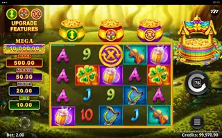 3 Lucky Rainbows Action Boost Max – Feature in play