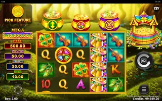 3 Lucky Rainbows Action Boost Max – Feature in play