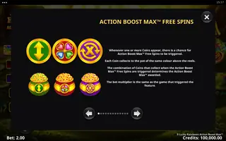 3 Lucky Rainbows Action Boost Max – Game rules