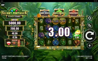 Secret Fortunes Power Combo – Winning spin