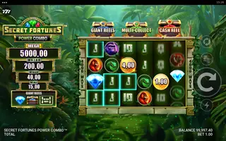 Secret Fortunes Power Combo – Feature in play