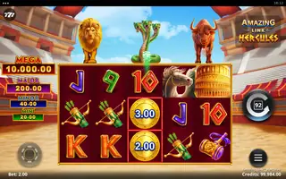 Amazing Link Hercules – Feature in play