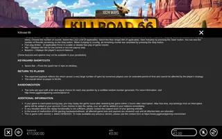 Killroad 66 – Game rules