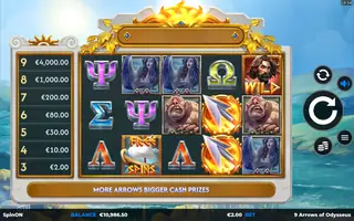9 Arrows of Odysseus – Feature in play