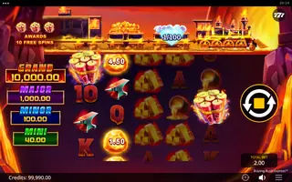 Blazing Rush Express – Feature in play