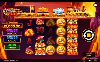 Blazing Rush Express – Feature in play