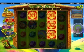 Irish Pots MultiMax – Feature in play