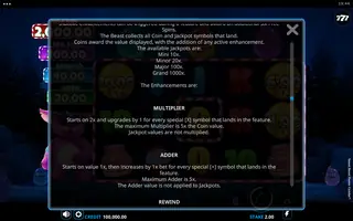 Sweet Beast Power Combo – Game rules