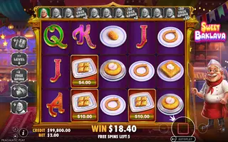 Sweet Baklava – Free spins