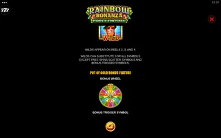 Rainbow Bonanza Paddy’s Fortunes – Game rules