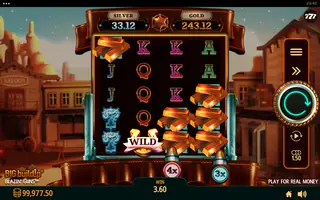 Blazin’ Guns – Feature in play