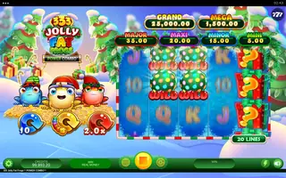 333 Jolly Fat Frogs POWER COMBO – Feature in play