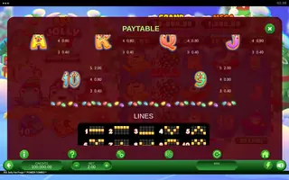 333 Jolly Fat Frogs POWER COMBO – Paytable