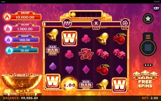 Links of Flame – Winning spin