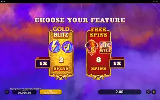 Blazing Bison : Gold Blitz Extreme – Bonus round