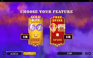 Blazing Bison : Gold Blitz Extreme – Bonus round