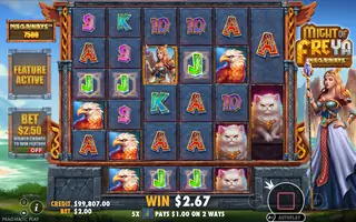 Might of Freya Megaways – Winning spin
