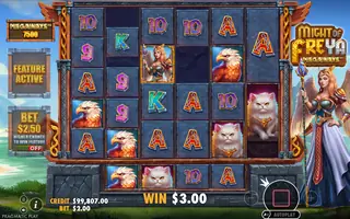 Might of Freya Megaways – Winning spin