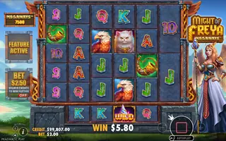 Might of Freya Megaways – Winning spin