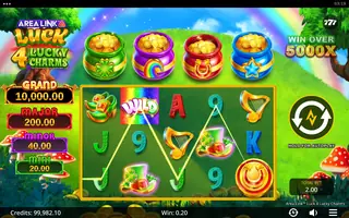 Area Link Luck 4 Lucky Charms – Winning spin