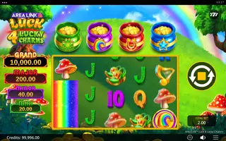 Area Link Luck 4 Lucky Charms – Feature in play