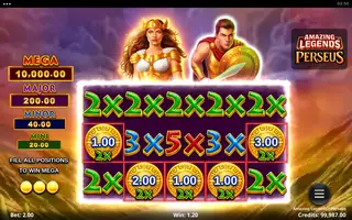 Amazing Legends Perseus – Feature in play