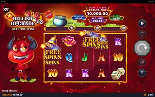 DEVIL’S HOT POTS – Feature in play