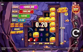 Nugget Frenzy – Winning spin