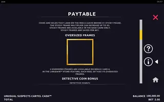 Unusual Suspects Cartel Cash – Game rules