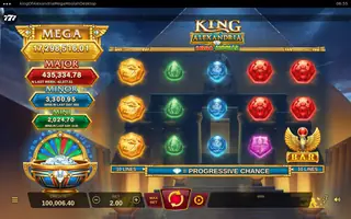 King of Alexandria Mega Moolah – Base game