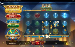 King of Alexandria Maple Moolah – Winning spin
