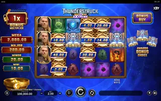 Thunderstruck Gold Blitz Extreme – Base game