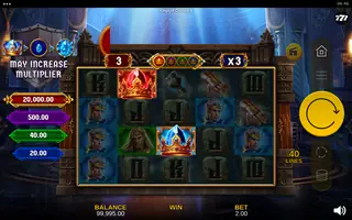 Kings of Crystals II Power Combo – Feature in play