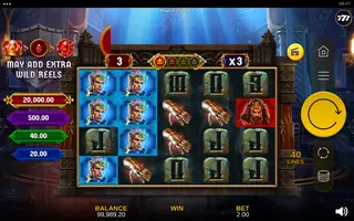 Kings of Crystals II Power Combo – Feature in play