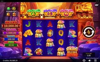 Bonanza Rush Express – Feature in play