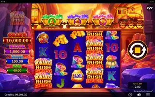 Bonanza Rush Express – Feature in play