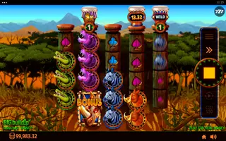 Runaway Rhino – Feature in play