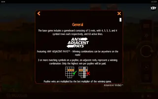 Runaway Rhino – Game rules