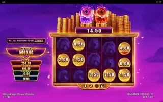Mega Eagle Power Combo – Bonus round