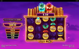 Mega Eagle Power Combo – Bonus round